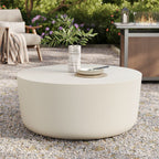 EEI-7099 Brion Round Indoor - Outdoor Patio Concrete Coffee Table by Modway