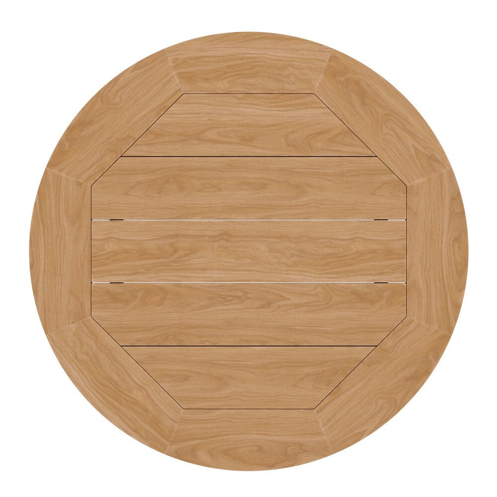 EEI-5834 Brisbane 3-Piece Teak Wood Outdoor Patio Set by Modway
