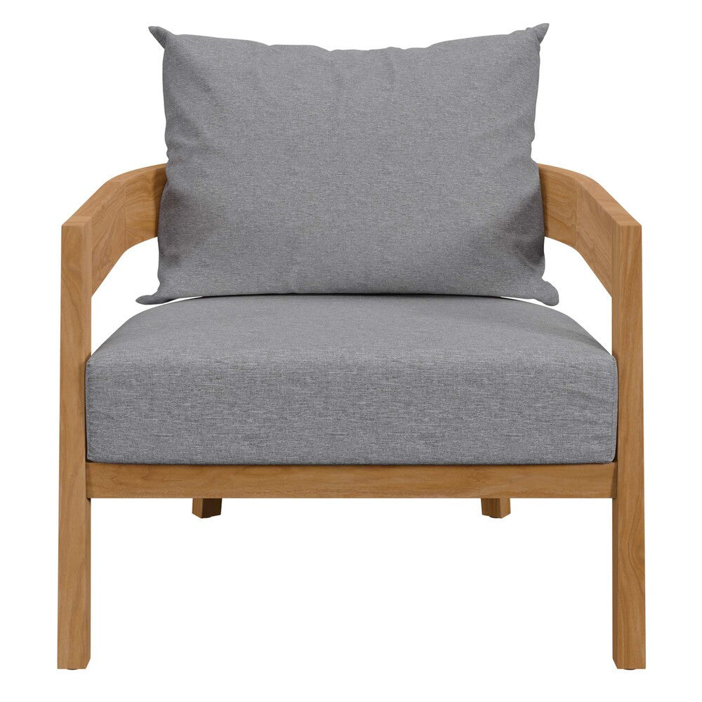 EEI-5834 Brisbane 3-Piece Teak Wood Outdoor Patio Set by Modway