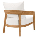 EEI-5834 Brisbane 3-Piece Teak Wood Outdoor Patio Set by Modway