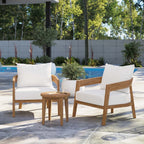 EEI-5835 Brisbane 3-Piece Teak Wood Outdoor Patio Set by Modway