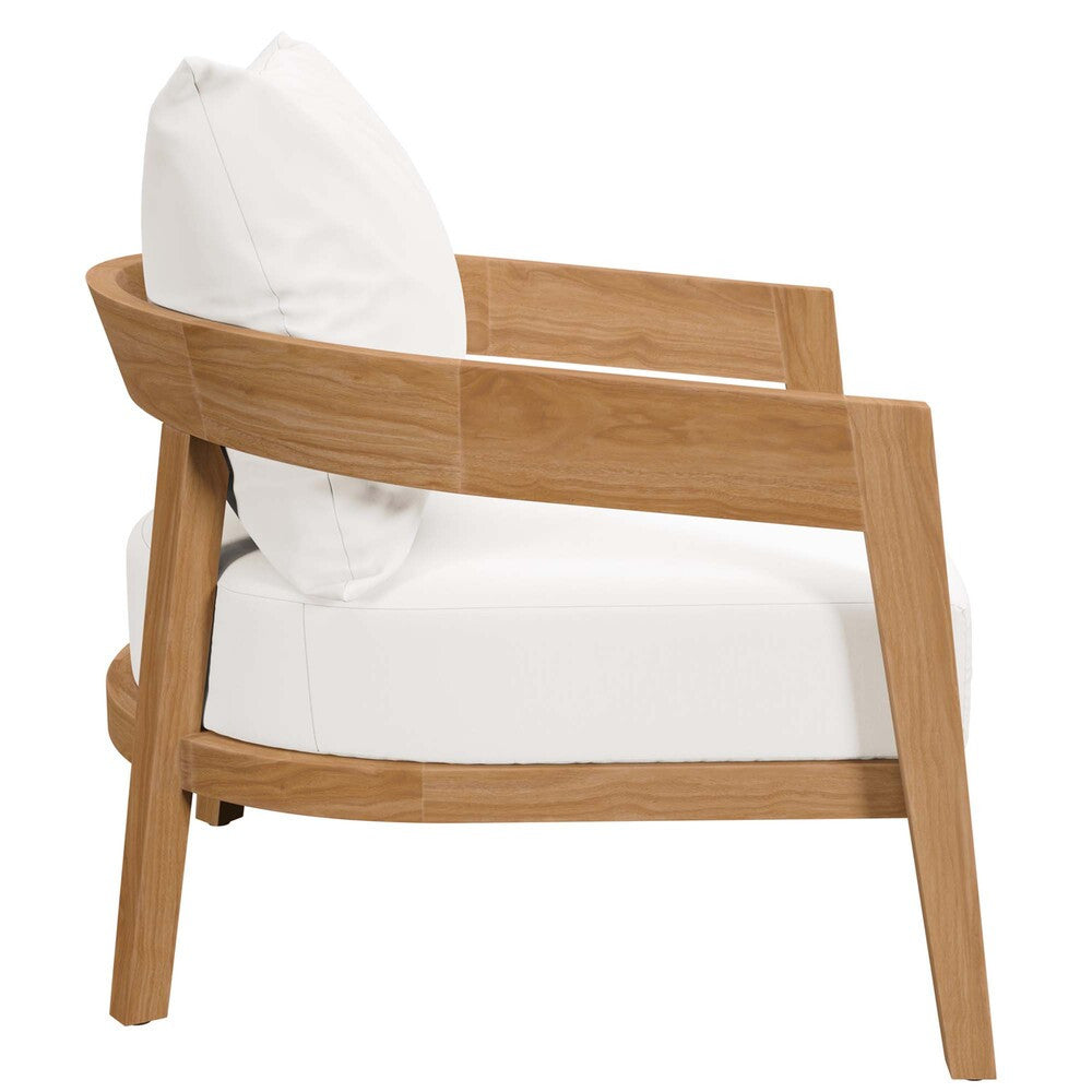 EEI-5835 Brisbane 3-Piece Teak Wood Outdoor Patio Set by Modway