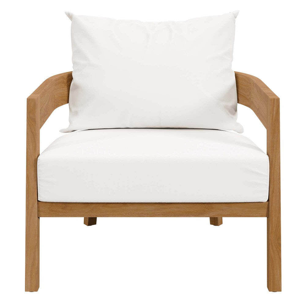 EEI-5835 Brisbane 3-Piece Teak Wood Outdoor Patio Set by Modway