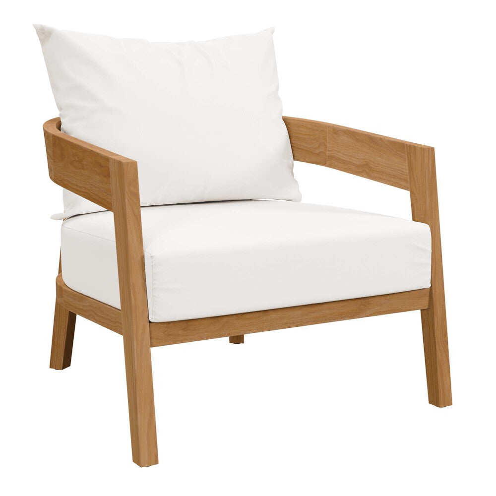 EEI-5833 Brisbane 6-Piece Teak Wood Outdoor Patio Set by Modway