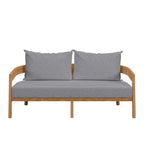 EEI-5601 Brisbane Teak Wood Outdoor Patio Loveseat by Modway