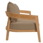 EEI-5601 Brisbane Teak Wood Outdoor Patio Loveseat by Modway