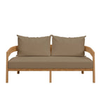 EEI-5601 Brisbane Teak Wood Outdoor Patio Loveseat by Modway