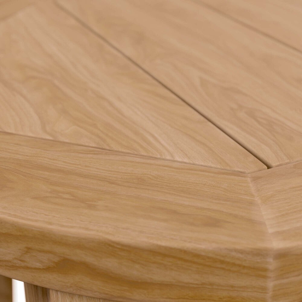 EEI-5604-NAT Brisbane Teak Wood Outdoor Patio Side Table by Modway