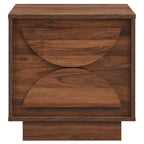 MOD-7162-WAL Bulwark 2-Drawer Nightstand by Modway