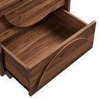 MOD-7162-WAL Bulwark 2-Drawer Nightstand by Modway