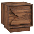 Modway MOD-7162-WAL Bulwark 2-Drawer Nightstand Walnut