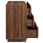 MOD-7163-WAL Bulwark 6-Drawer Dresser by Modway