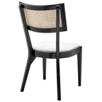Modway Caledonia Fabric Upholstered Wood Dining Chair Set of 2 by Modway-EEI-6080