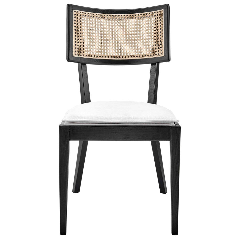 Modway Caledonia Fabric Upholstered Wood Dining Chair Set of 2 by Modway-EEI-6080