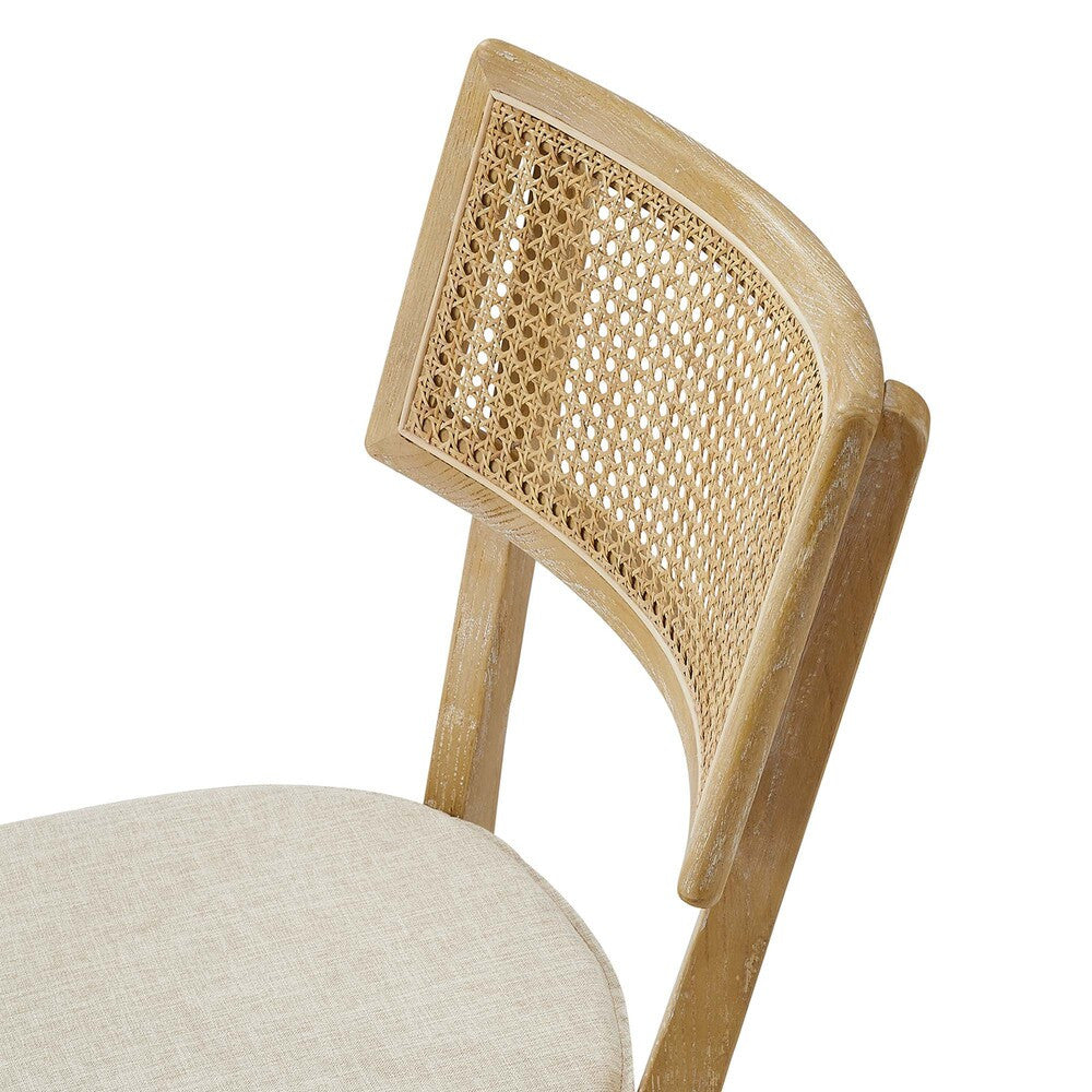 Modway Caledonia Fabric Upholstered Wood Dining Chair Set of 2 by Modway-EEI-6080