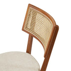 Modway Caledonia Fabric Upholstered Wood Dining Chair Set of 2 by Modway-EEI-6080