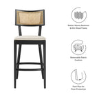 Modway Caledonia Wood Bar Stools Set of 2 by Modway-EEI-6820