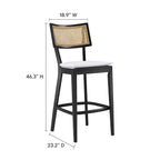 Modway Caledonia Wood Bar Stools Set of 2 by Modway-EEI-6820