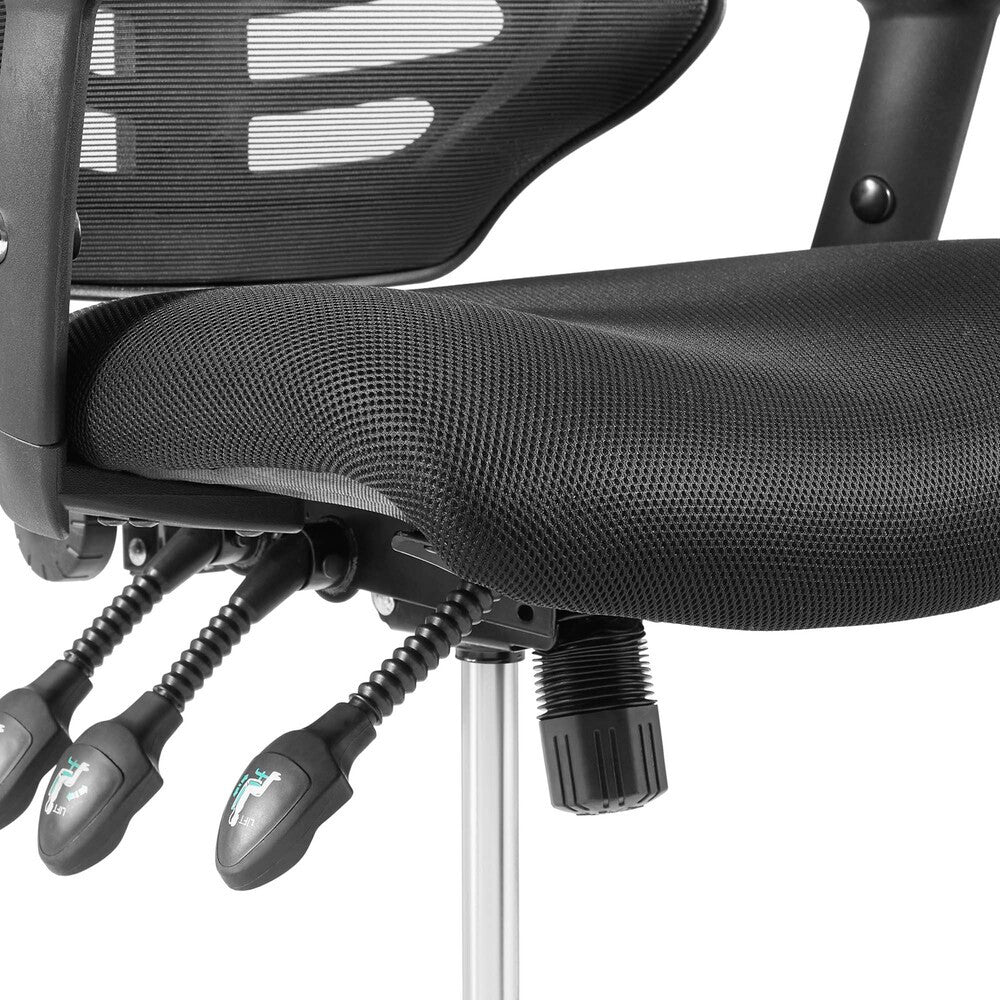 EEI-3043-BLK Calibrate Mesh Drafting Chair by Modway