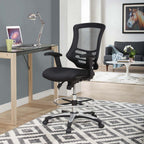 EEI-3043-BLK Calibrate Mesh Drafting Chair by Modway