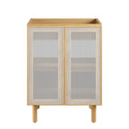 EEI-6621 Calla 24" Perforated Metal Bathroom Vanity Cabinet (Sink Basin Not Included) by Modway