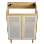 EEI-6621 Calla 24" Perforated Metal Bathroom Vanity Cabinet (Sink Basin Not Included) by Modway
