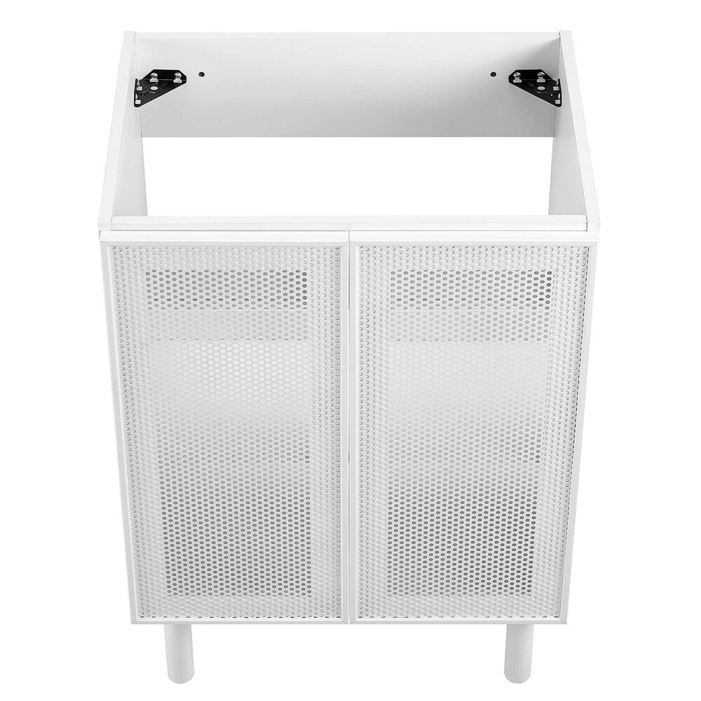 EEI-6621 Calla 24" Perforated Metal Bathroom Vanity Cabinet (Sink Basin Not Included) by Modway