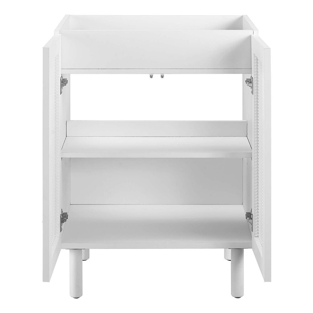 EEI-6621 Calla 24" Perforated Metal Bathroom Vanity Cabinet (Sink Basin Not Included) by Modway