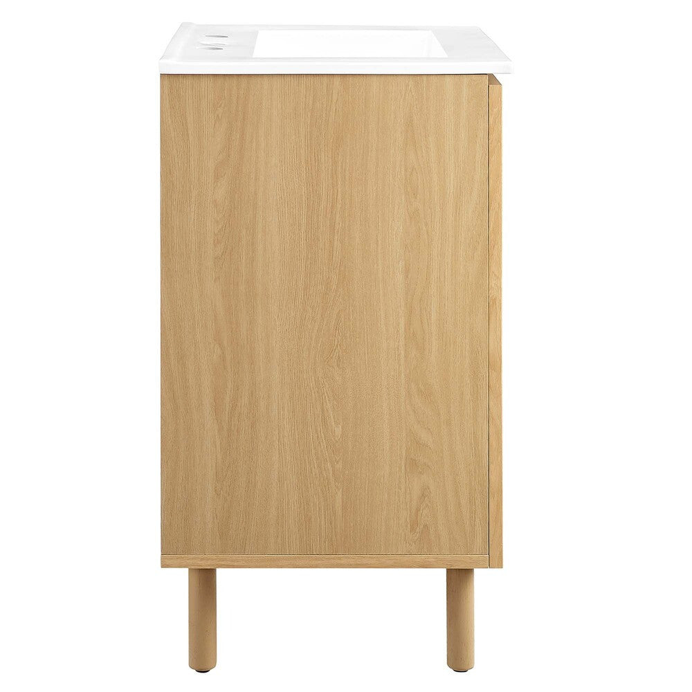 EEI-6677 Calla 24" Perforated Metal Bathroom Vanity by Modway