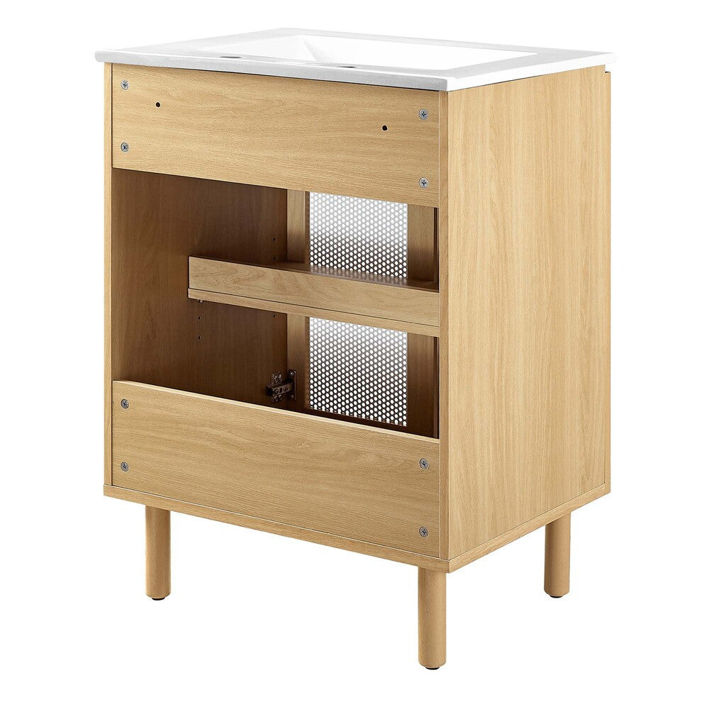 EEI-6677 Calla 24" Perforated Metal Bathroom Vanity by Modway