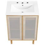 EEI-6677 Calla 24" Perforated Metal Bathroom Vanity by Modway