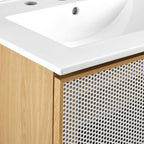 EEI-6677 Calla 24" Perforated Metal Bathroom Vanity by Modway
