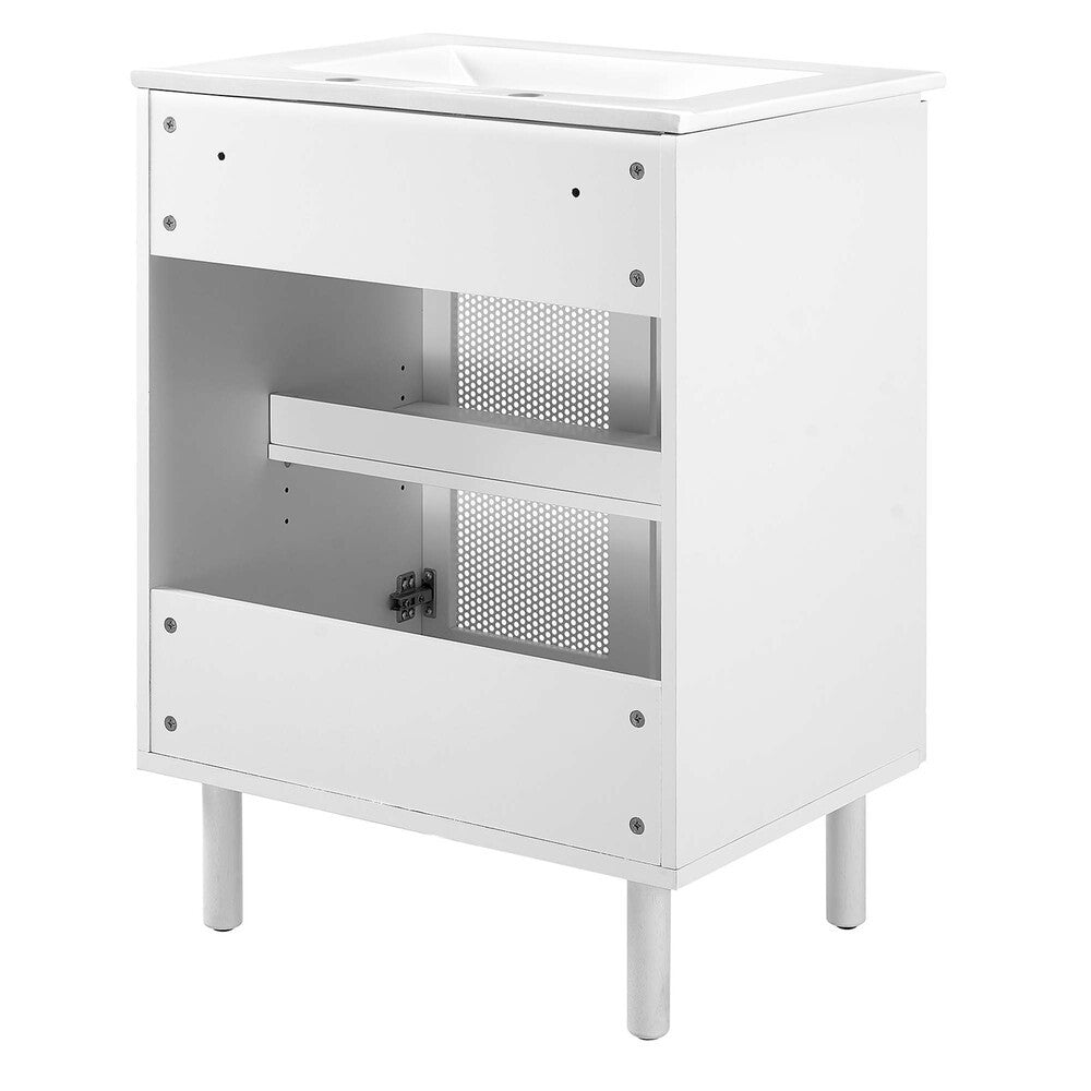 EEI-6677 Calla 24" Perforated Metal Bathroom Vanity by Modway