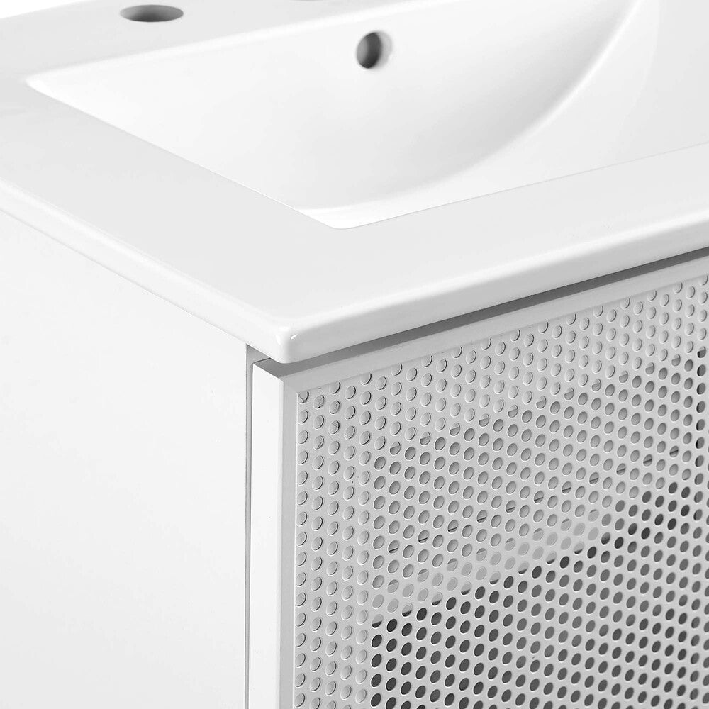 EEI-6677 Calla 24" Perforated Metal Bathroom Vanity by Modway