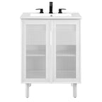 EEI-6677 Calla 24" Perforated Metal Bathroom Vanity by Modway