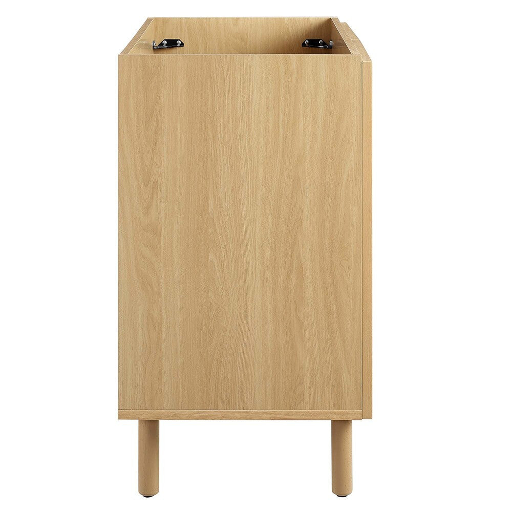 EEI-6622 Calla 36" Perforated Metal Bathroom Vanity Cabinet (Sink Basin Not Included) by Modway
