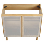 EEI-6622 Calla 36" Perforated Metal Bathroom Vanity Cabinet (Sink Basin Not Included) by Modway