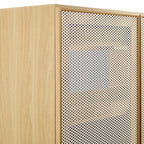 EEI-6622 Calla 36" Perforated Metal Bathroom Vanity Cabinet (Sink Basin Not Included) by Modway
