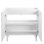 EEI-6622 Calla 36" Perforated Metal Bathroom Vanity Cabinet (Sink Basin Not Included) by Modway