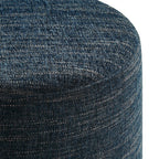 EEI-6651 Callum 16" Round Woven Heathered Fabric Upholstered Ottoman by Modway