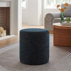 EEI-6651 Callum 16" Round Woven Heathered Fabric Upholstered Ottoman by Modway