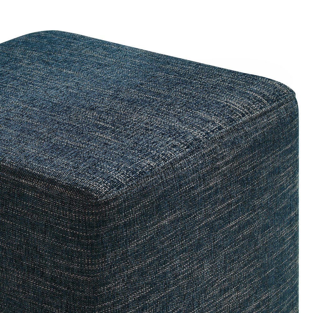 EEI-6636 Callum 17" Square Woven Heathered Fabric Upholstered Ottoman by Modway