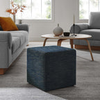 EEI-6636 Callum 17" Square Woven Heathered Fabric Upholstered Ottoman by Modway