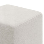EEI-6636 Callum 17" Square Woven Heathered Fabric Upholstered Ottoman by Modway