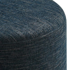 EEI-6645 Callum Large 23" Round Woven Heathered Fabric Upholstered Ottoman by Modway