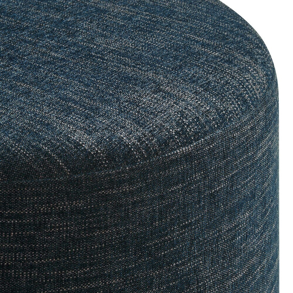EEI-6645 Callum Large 23" Round Woven Heathered Fabric Upholstered Ottoman by Modway