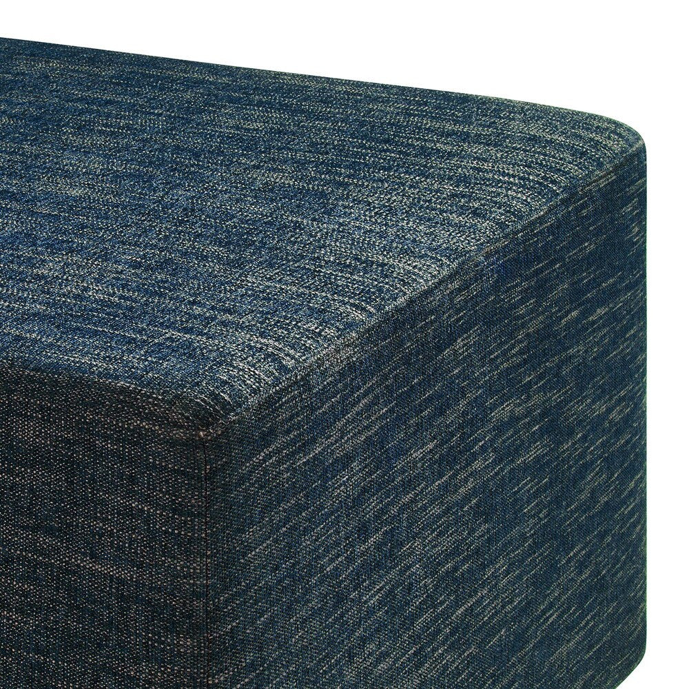 EEI-6642 Callum Large 28" Square Woven Heathered Fabric Upholstered Ottoman by Modway