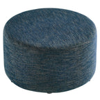EEI-6647 Callum Large 29" Round Woven Heathered Fabric Upholstered Ottoman by Modway