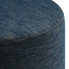 EEI-6647 Callum Large 29" Round Woven Heathered Fabric Upholstered Ottoman by Modway
