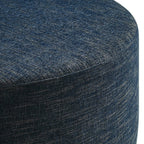 EEI-6649 Callum Large 38" Round Woven Heathered Fabric Upholstered Ottoman by Modway